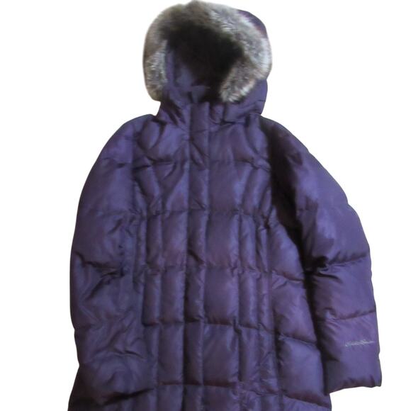 Eddie Bauer Dark Purple Winter Coat - size medium - Picture 5 of 7